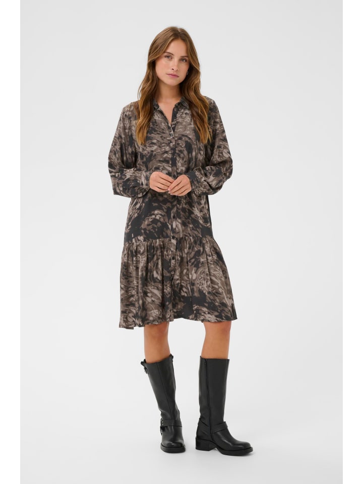 Kleid KAjamie Loose fit in Brown Graphic Print