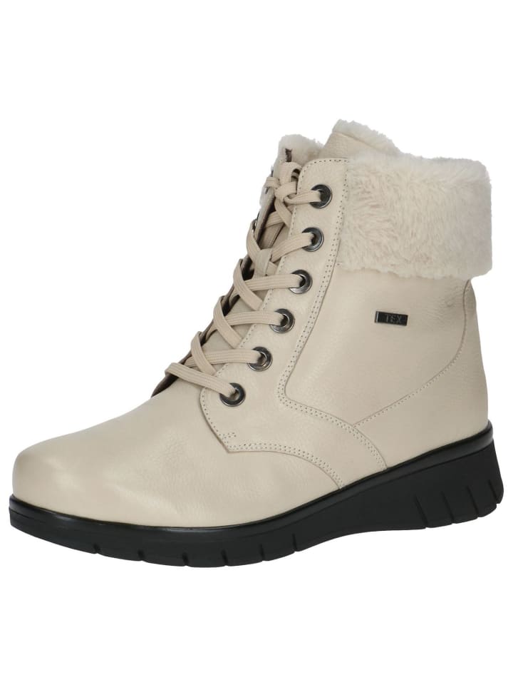Stiefelette in ECRU NAPPA