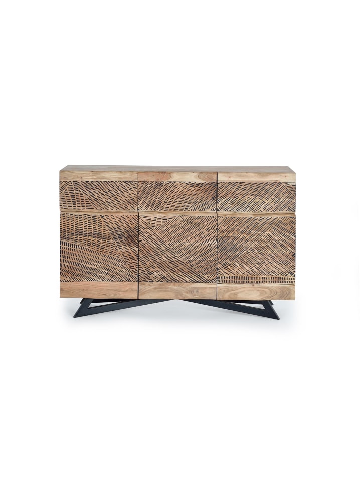 Sideboard aus Akazienholz in Brown