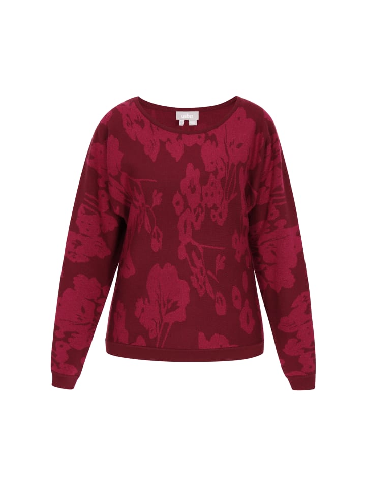 Women Sweater in burgundy