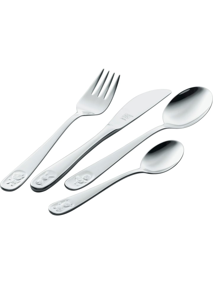 Kinderbesteck Bino in Silber
