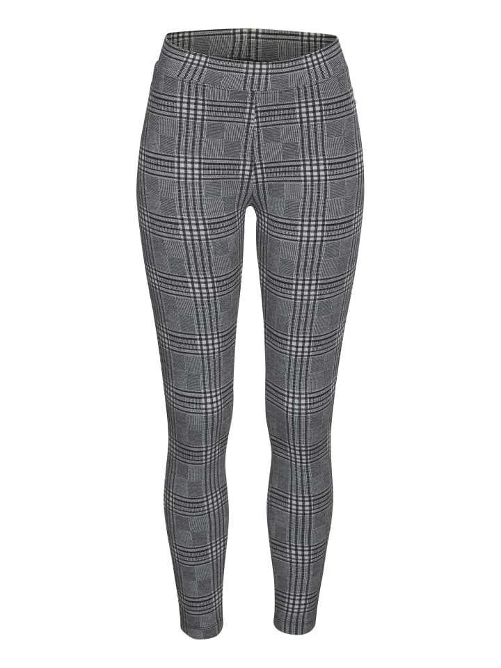 Leggings in schwarz weiß kariert