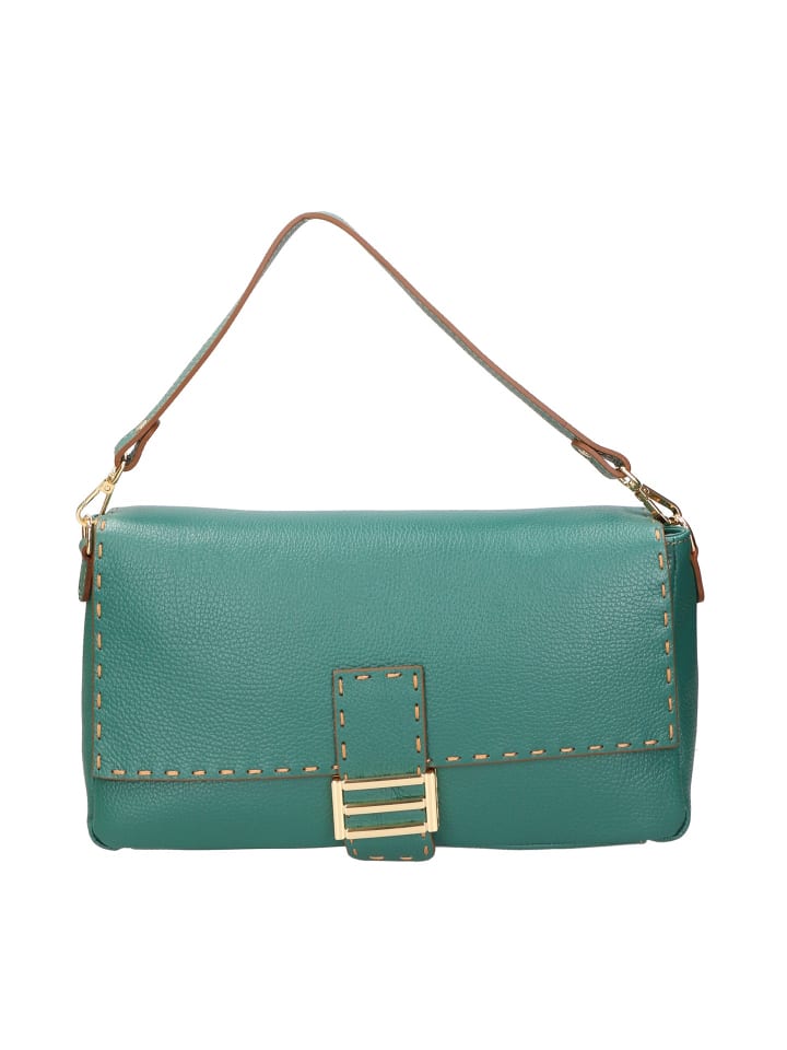 Schultertasche in D91 PAVONE