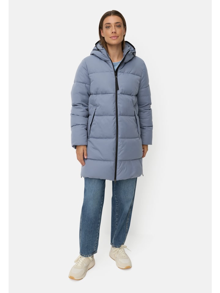 Wasserabweisender Parka mit wärmenden Taschenfutter in Hellblau