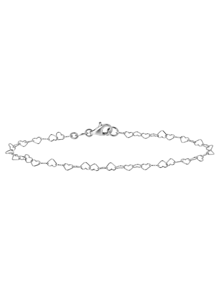 925 Silber Armband  Herz