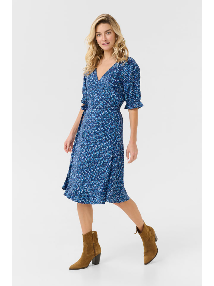 Kleid CRTiah Feminine in Animal skin blue