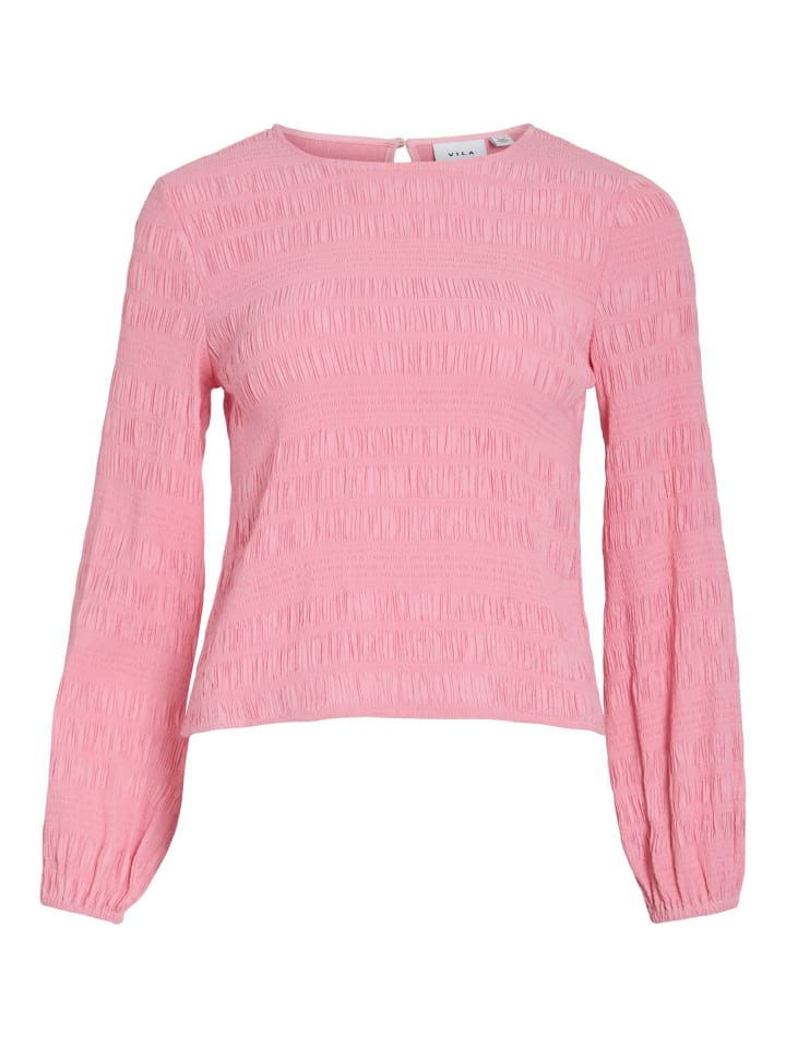 Oberteil mit langen Ärmeln in Aurora Pink