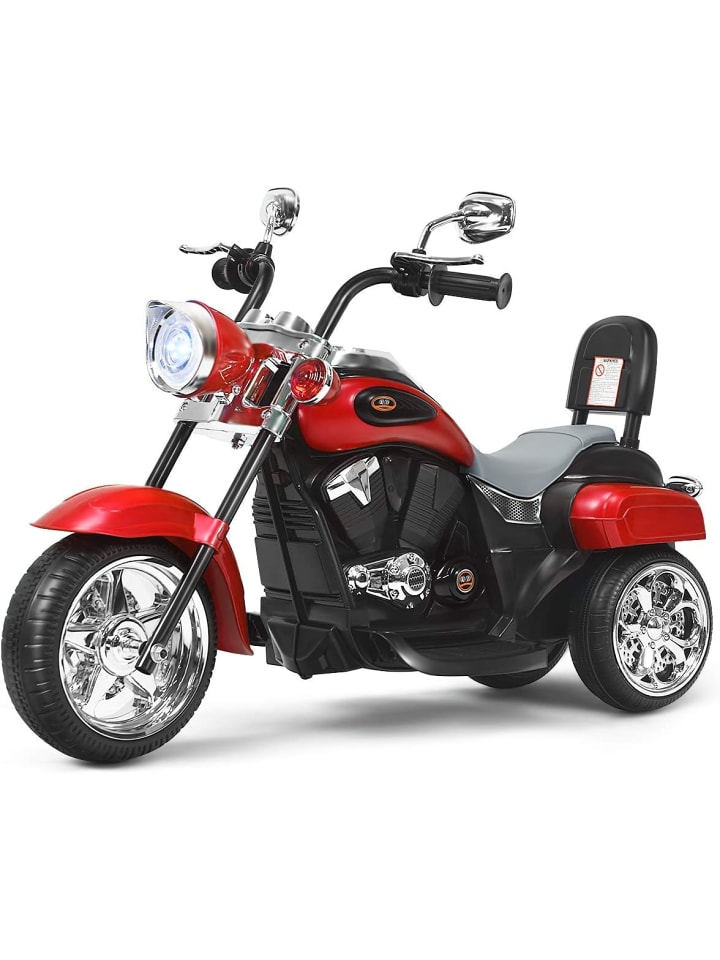6V Elektro Motorrad in Rot