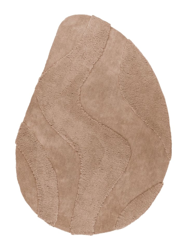 Sonderform Teppich Peggy 225 in Beige