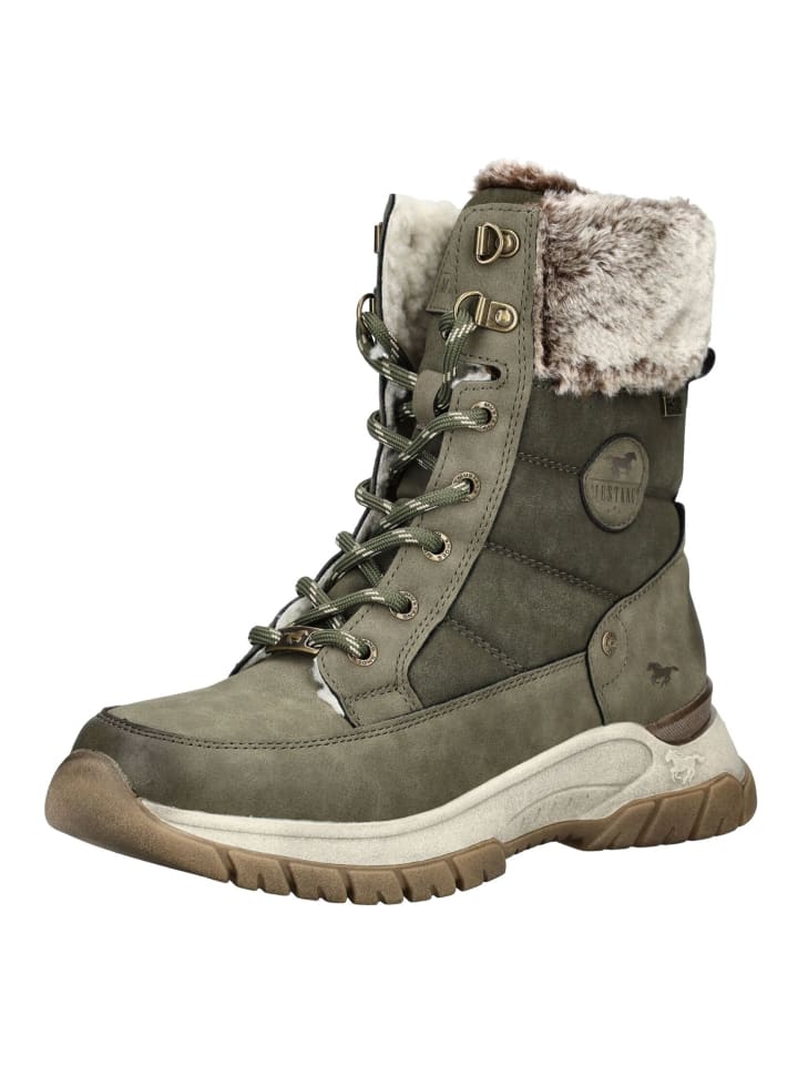 Stiefelette Khaki