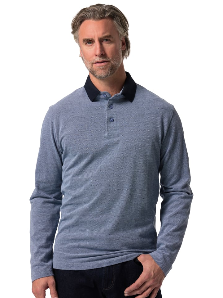 Poloshirt in navy blau