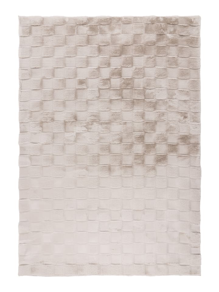 Wohnzimmer Teppich – Kurzflorteppich Botany 625 in helltaupe