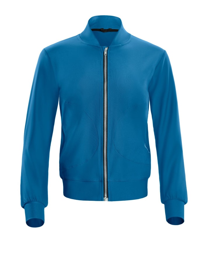Functional Comfort Bomber Jacket J007C in teal green