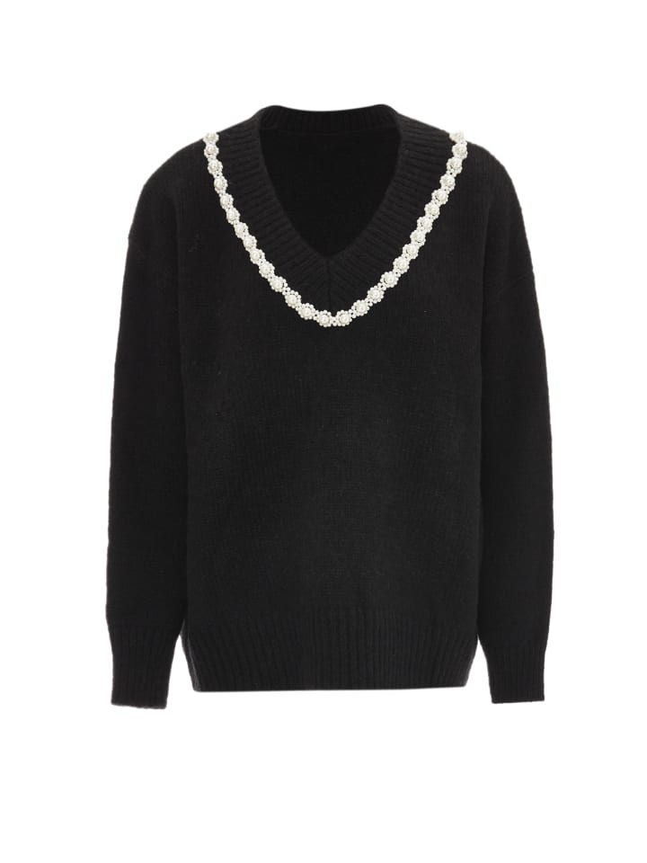 Damen Strickpullover in Schwarz