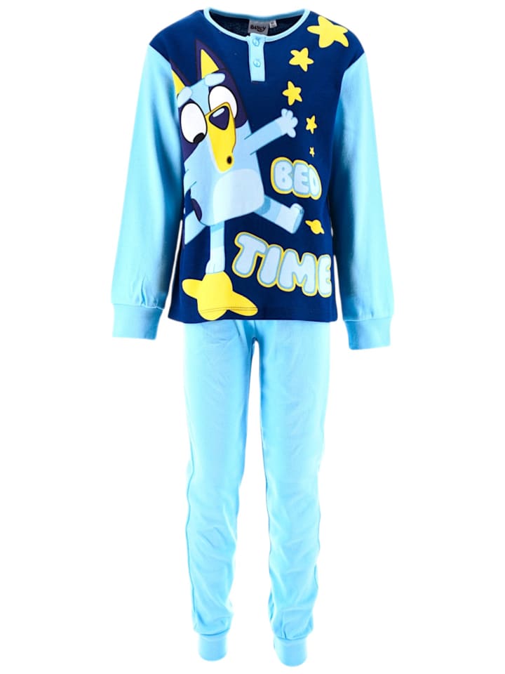 Schlafanzug Bluey in Hellblau