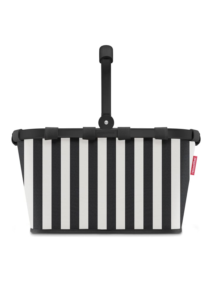 Carrybag Shopper Tasche 48 cm summerstripes black
