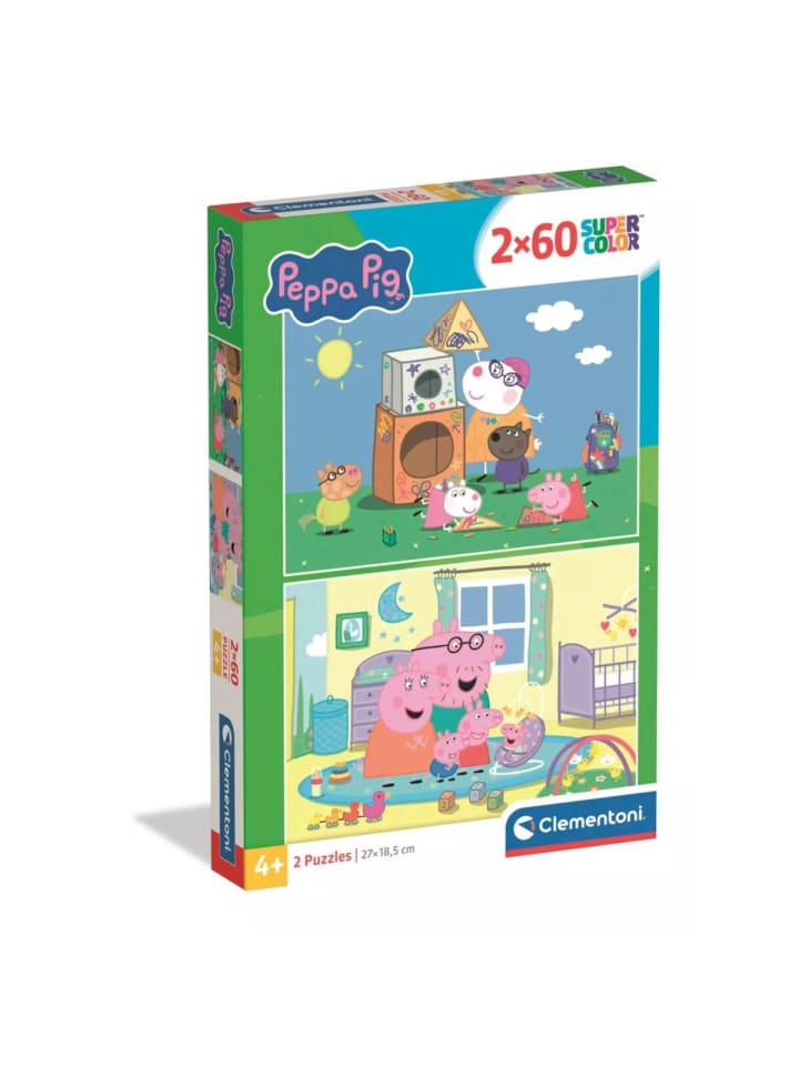 Family Fun 2x60-teiliges Puzzle Clementoni