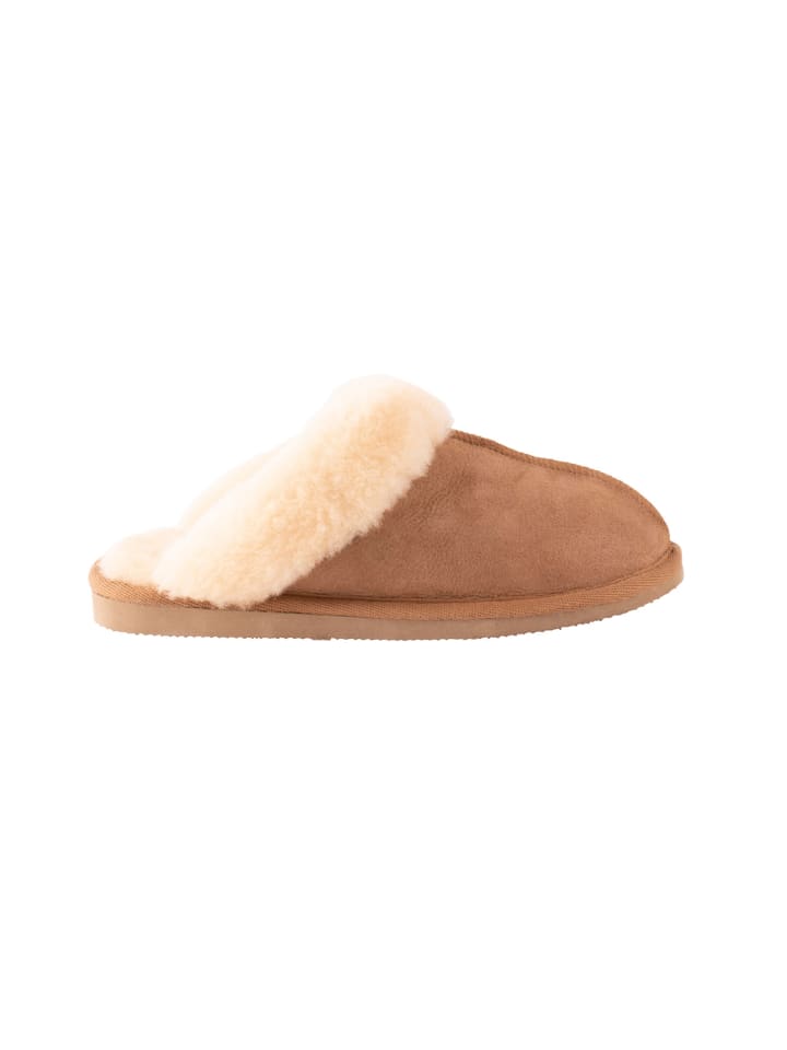 Pantoffeln Jessica in Chestnut