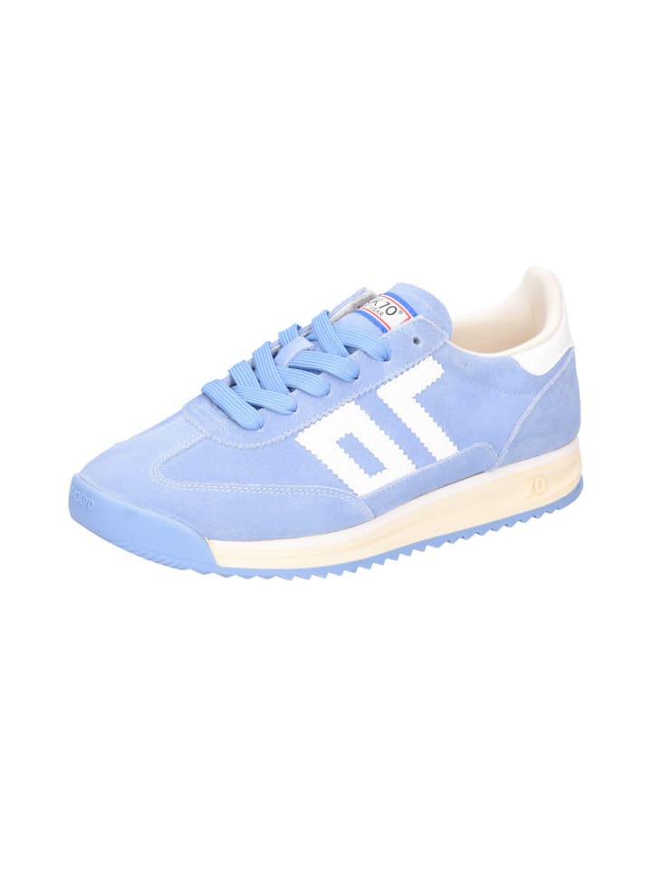 Schnürschuh in blau