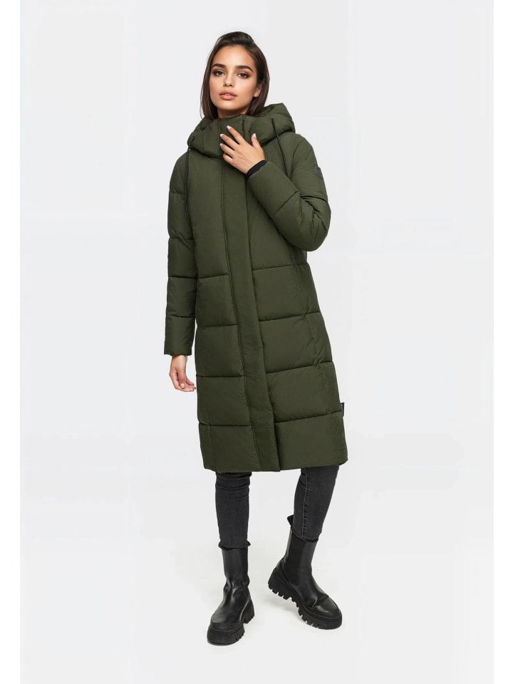 Winterjacke in Dark Olive