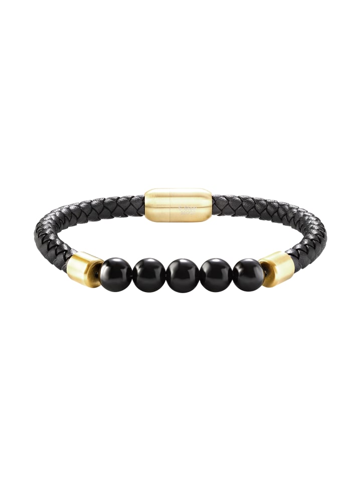 Armband indiana gold,black