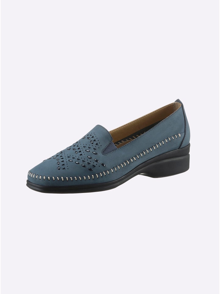 Slipper in jeansblau