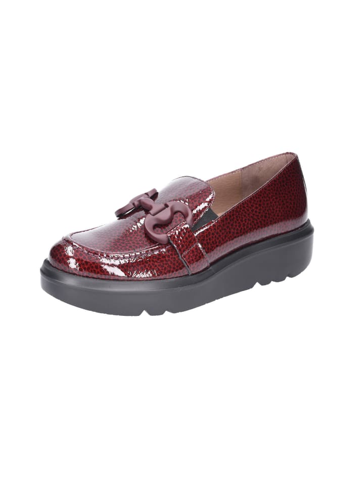 Sportlicher Slipper in bordeaux