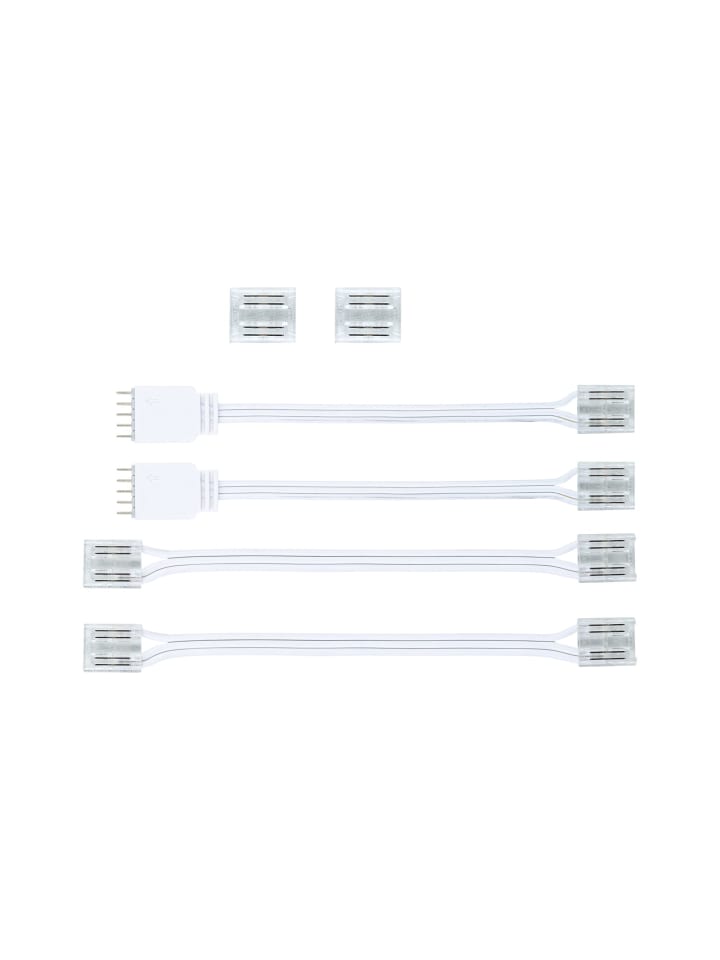 MaxLED Connector Set Full-Line COB Weiß, Transparent