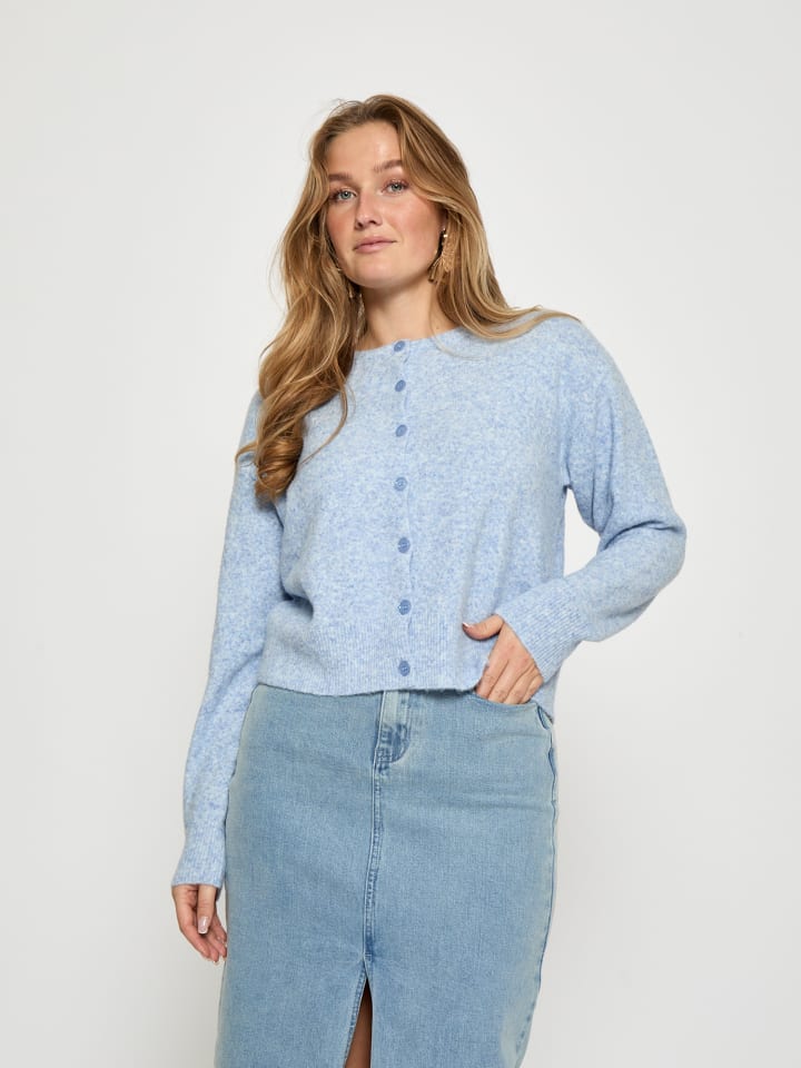 Strickjacke in Hydrangea Melange