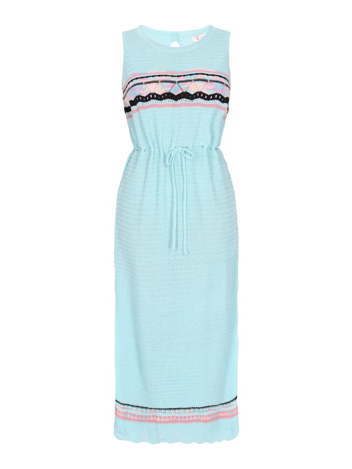 Women Dress in turquoise multicolor