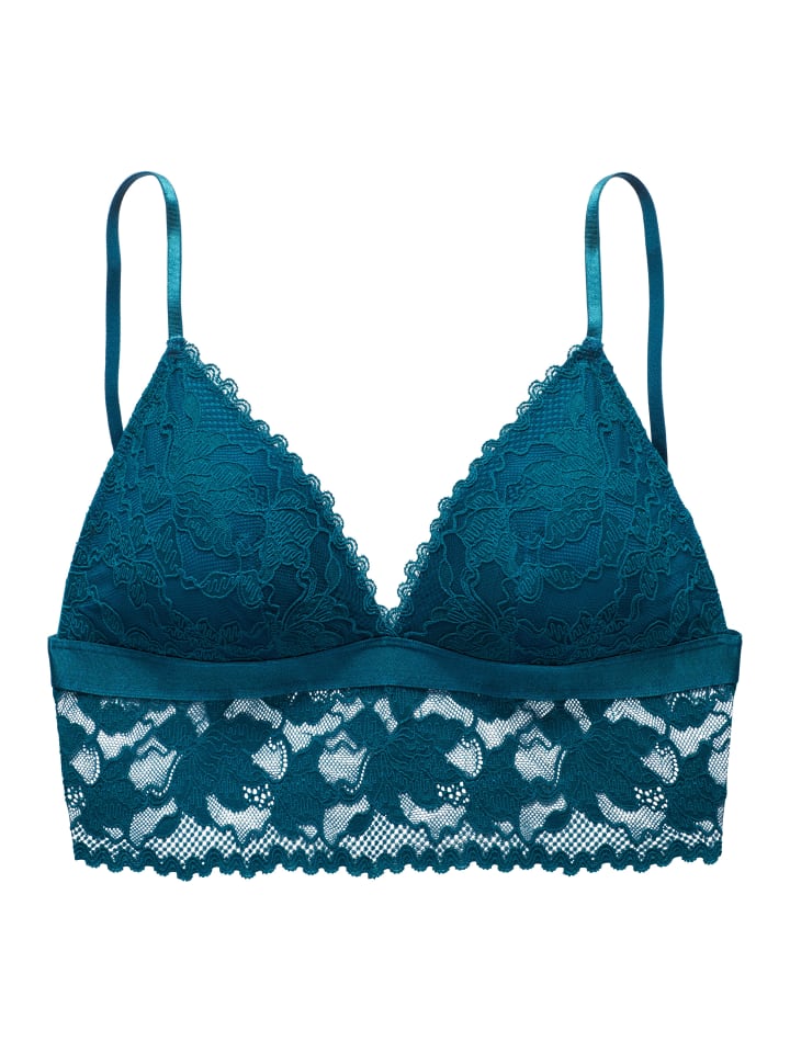 Bralette-BH in smaragd