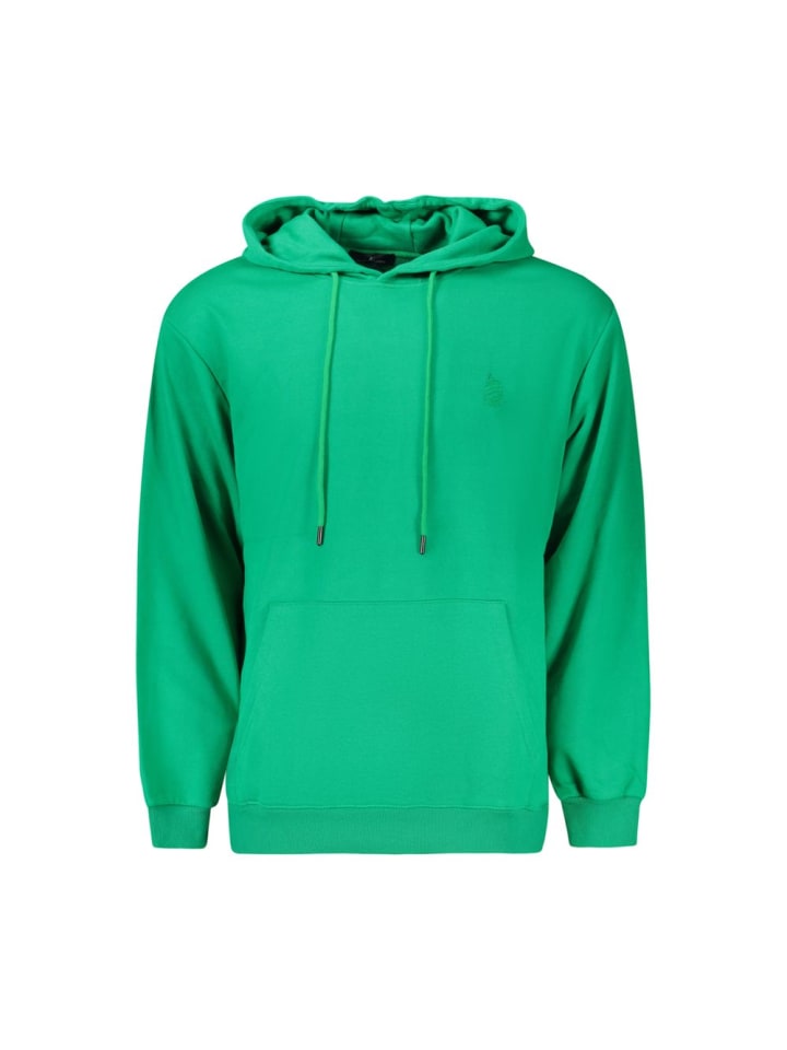Grün Baumwolle Herren Sweatshirt