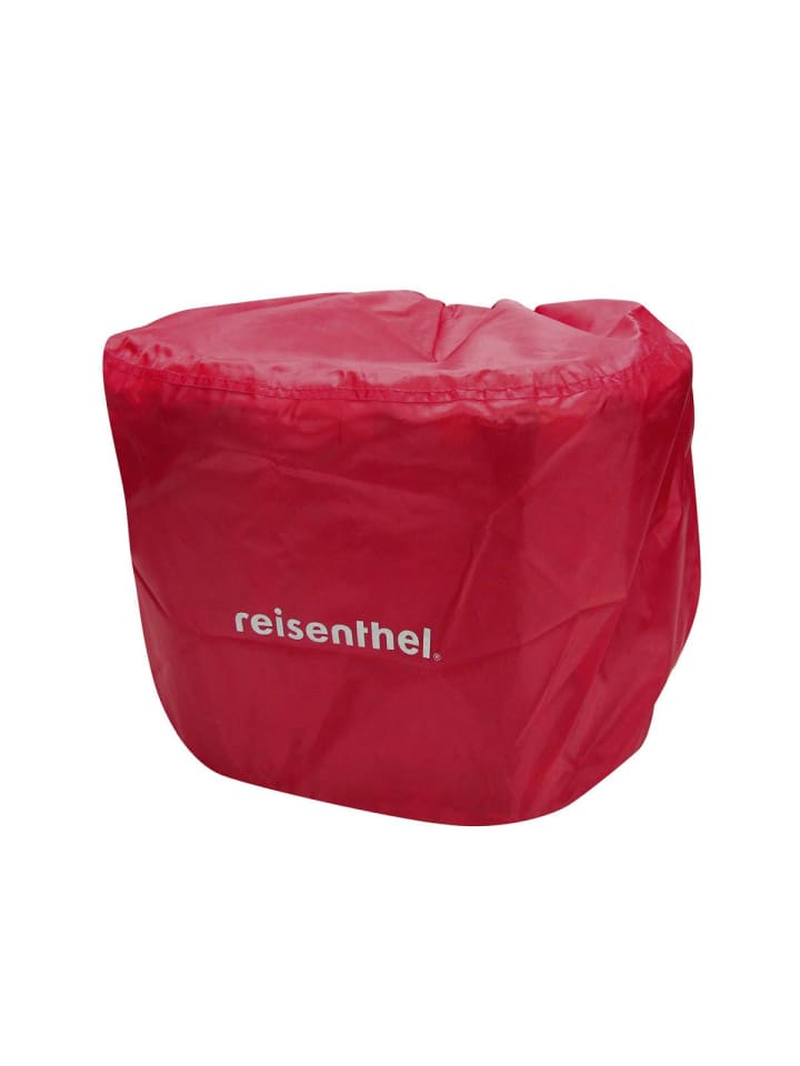 KLICKfix Fahrradkorb BIKEBASKET Regenhaube  rot