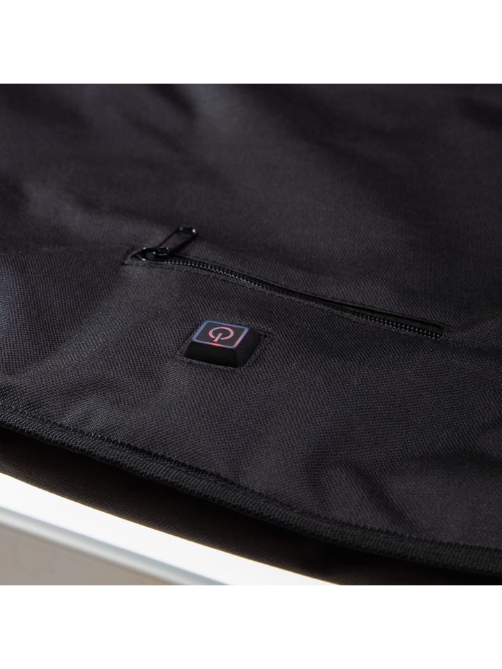 Outchair Polsterauflage Seat Cover, universell einsetzbar, beheizbare  Sitzauflage, 120 x 40 cm, schwarz