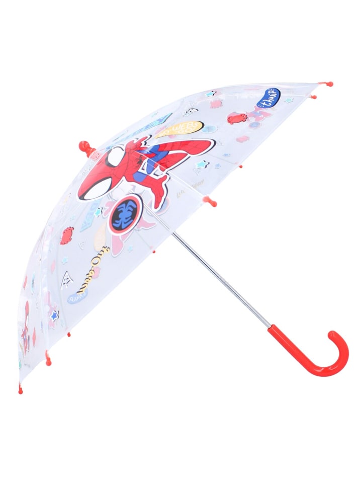 Marvel Spidey Schirm Ø 71 cm Bunter Regenschirm für Kinder mit Spidey in Bunt