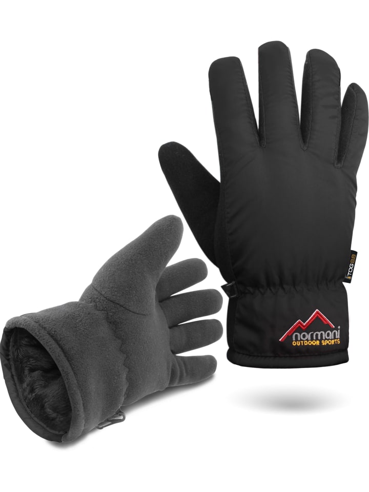 Herren Handschuhe Lupus in Schwarz