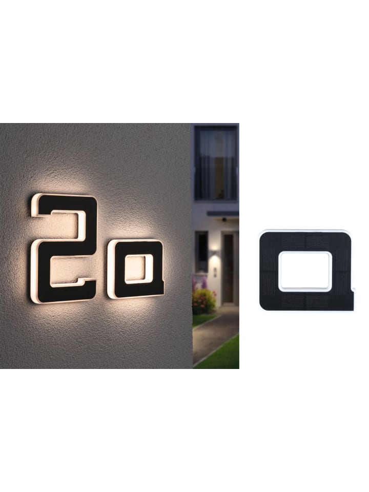 Solar LED Hausnummernleuchte Buchstabe A