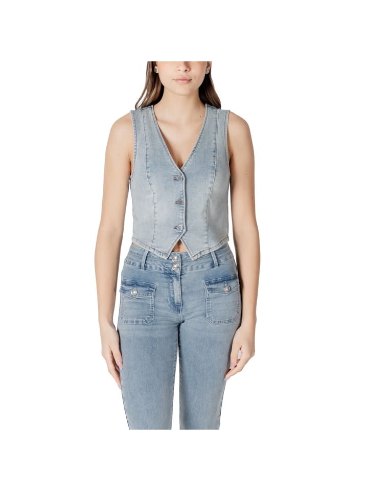Hellblau Damen Weste