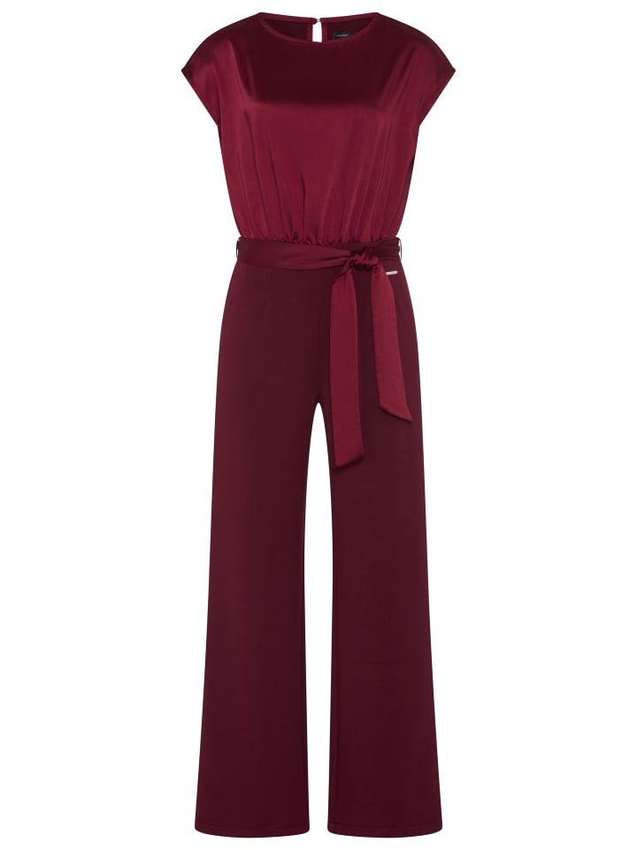 Jumpsuit in bordeaux