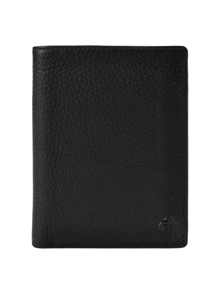 Texas Geldbörse RFID Schutz Leder 12 cm black
