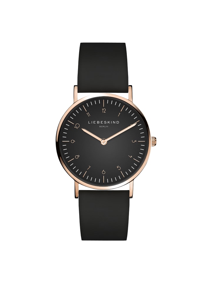 Armbanduhr The Small Minimalist in schwarz