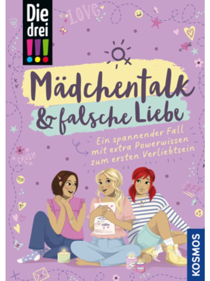Buch - Die drei !!!, Mädchentalk & falsche Liebe