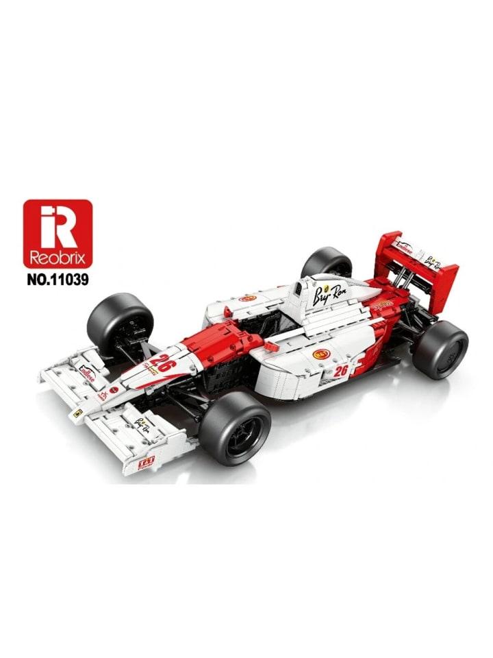 Reobrix 11039 Rennwagen Klemmbaustein Modell 2800 Teile ab 14 in Mehrfarbig