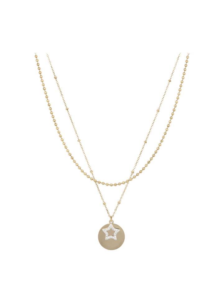 Women Multi Chain Necklace in Gold