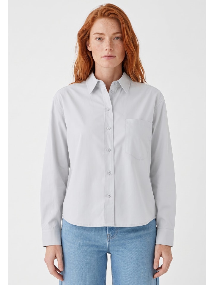 Bluse "WOR22104" in Grey