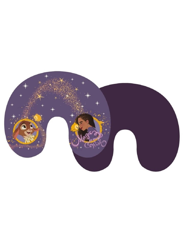 Disney Wish Reise Kissen – Weiches Kissen für angenehme Reisen in Lila