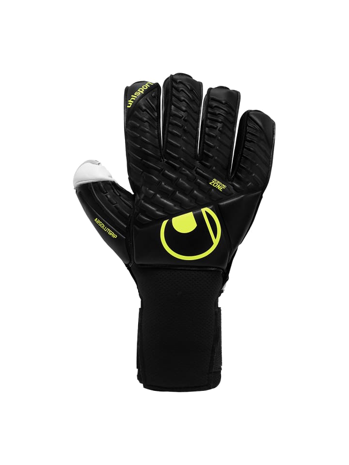 Torwarthandschuhe FM Absolutgrip Flex Frame in schwarz/fluo gelb