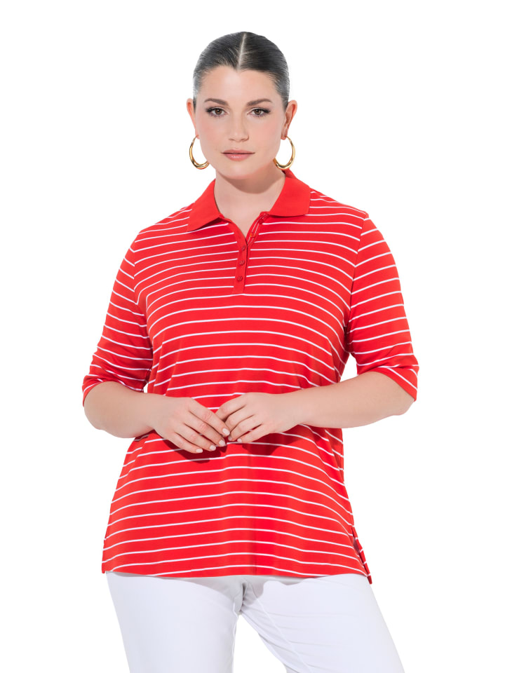 Poloshirt in paprikarot