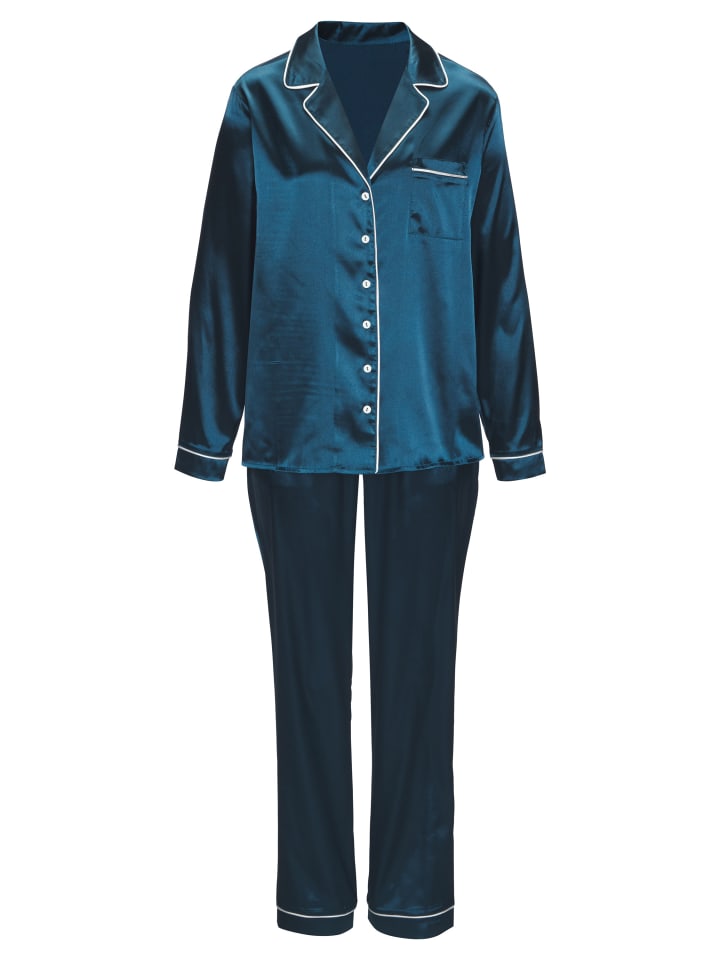 Pyjama in dunkelgrün