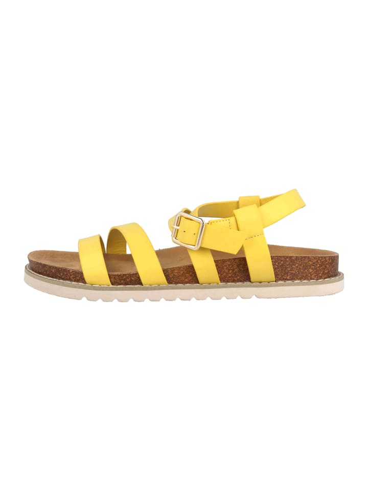 Sandalen in Gelb